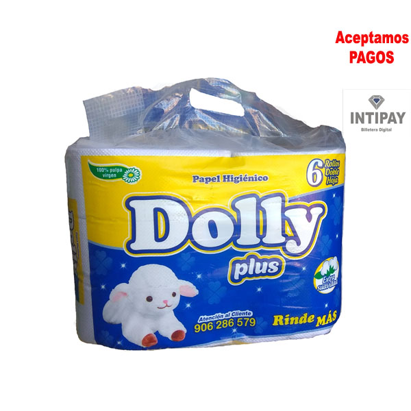 Papel higiénico Dolly Plus x 6 rollos doble hoja